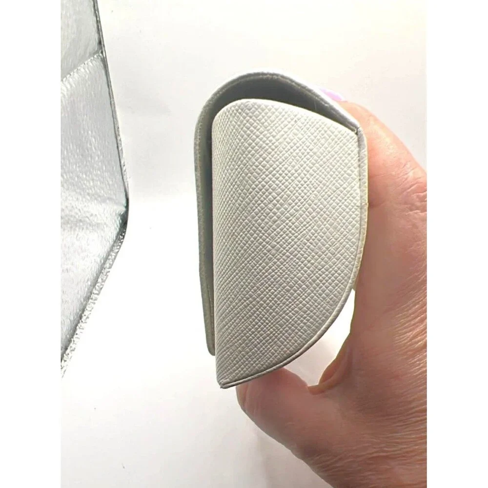 MICHAEL KORS White Saffiano Glasses Case